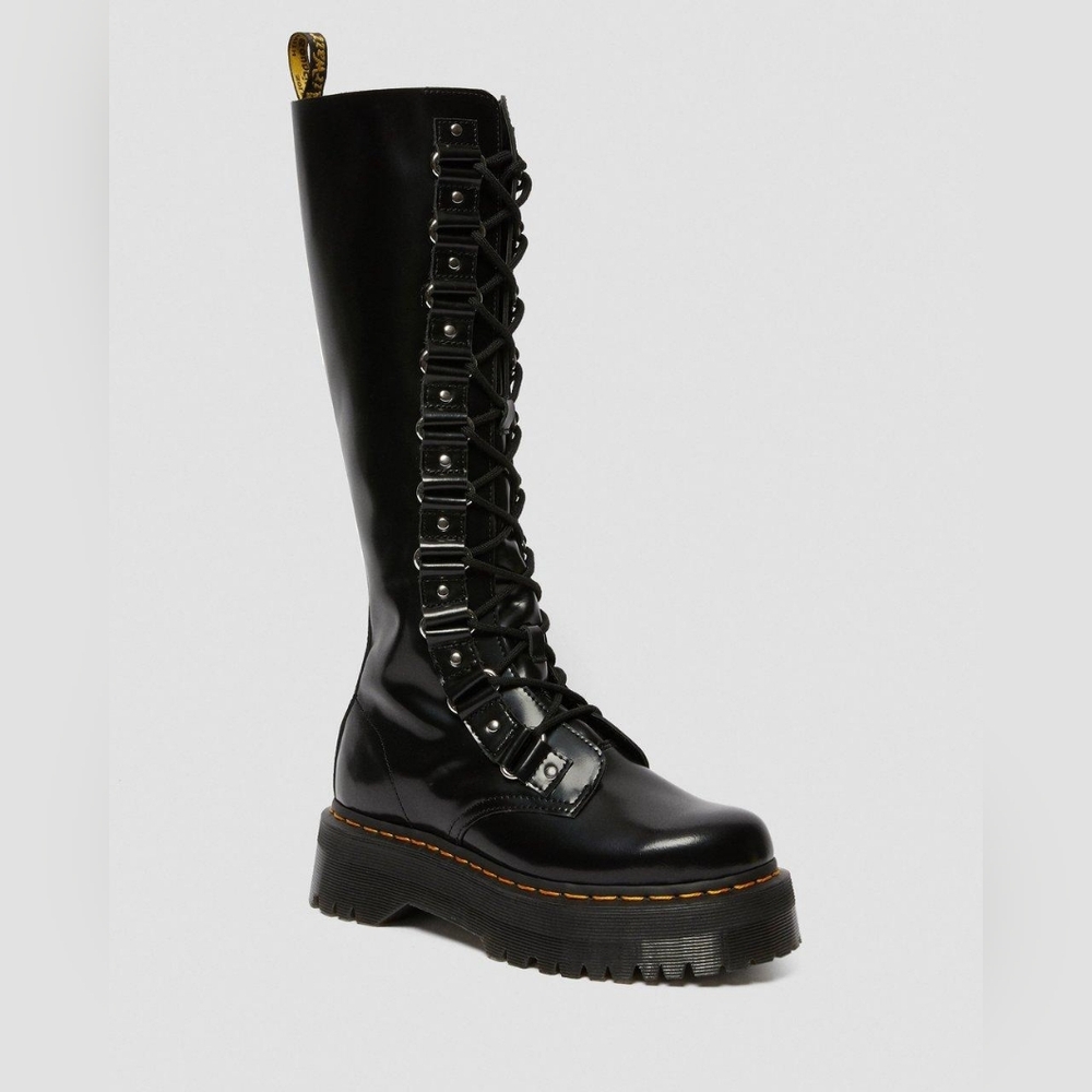 Dr. Martens 1B60 Britain XL leather knee-high platform boots. Size 7 - Picture 2 of 14